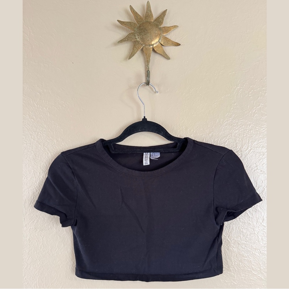 Divided Super Croped Baby Tee
